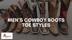 Mens Cowboy Boots Toe Style