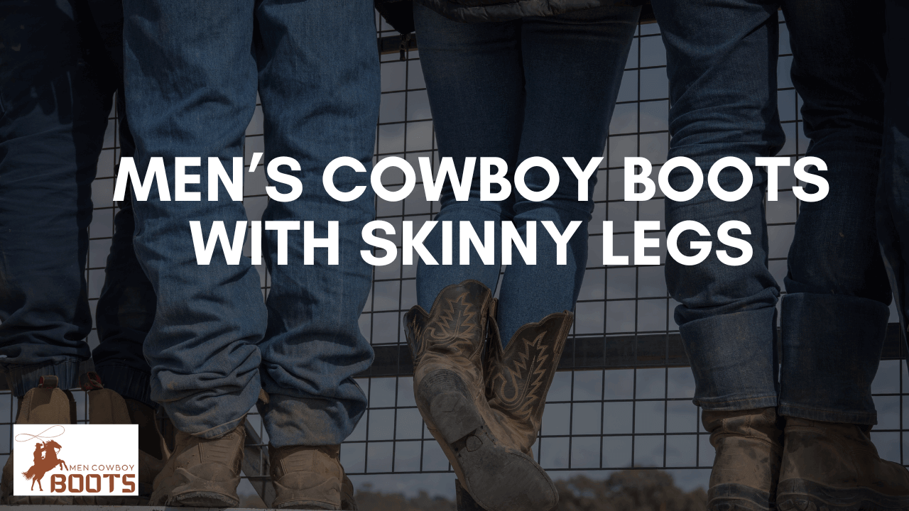 Men’s Cowboy Boots With Skinny Legs